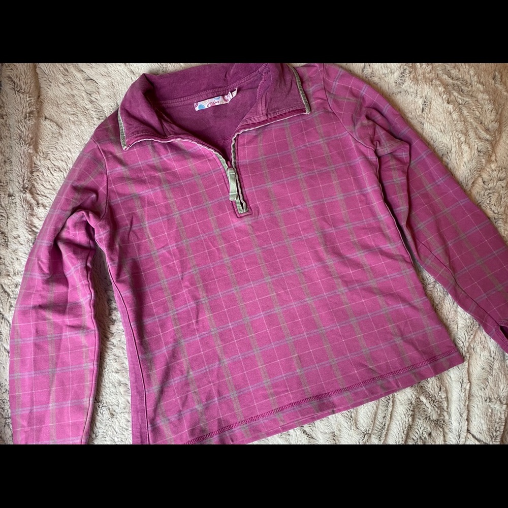 Joules pull over quarter zip